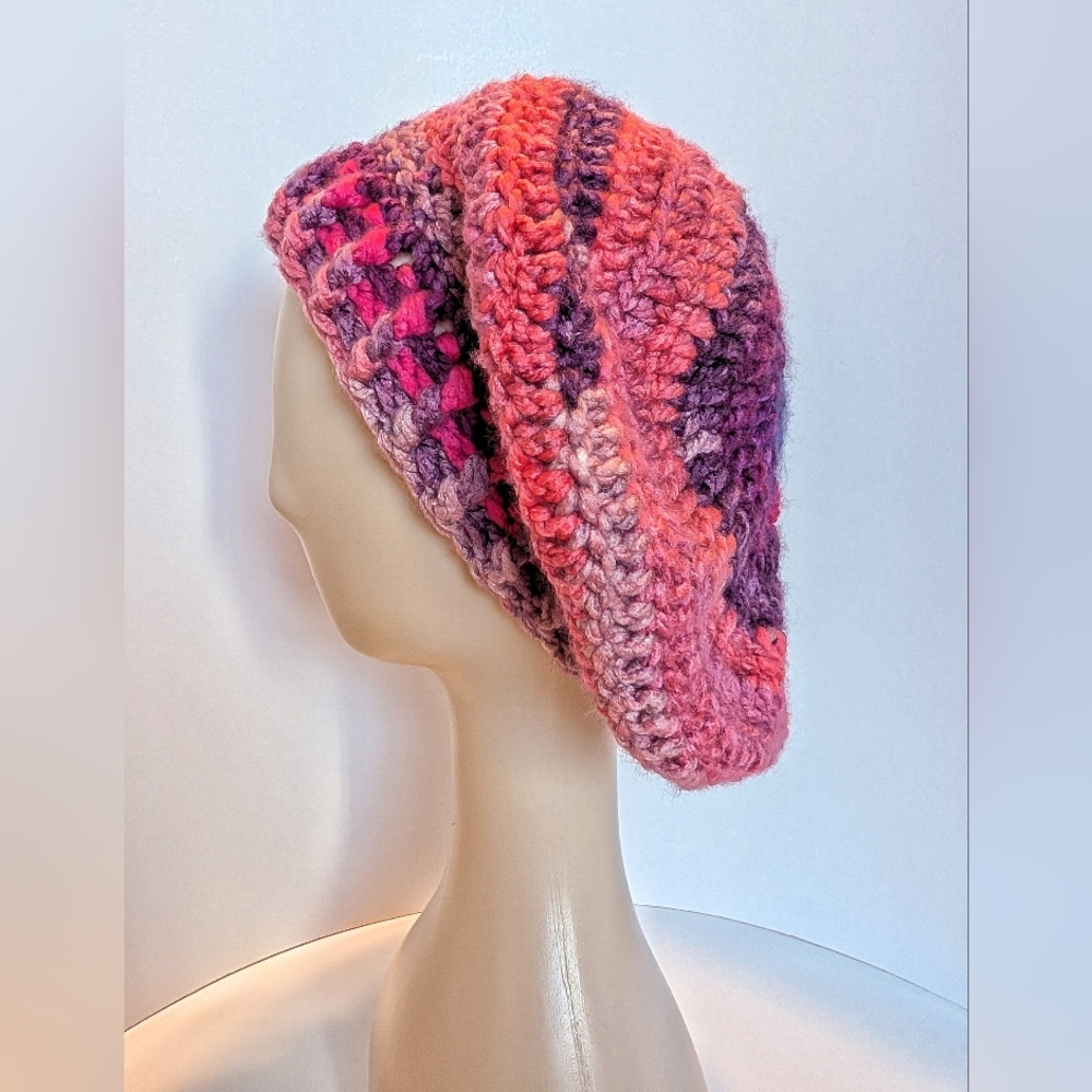 NEW, Chunky Crochet beret
